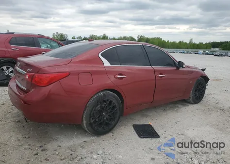 2014 Infiniti Q50 Base из США, поврежденный, VIN JN1BV7AR2EM682124